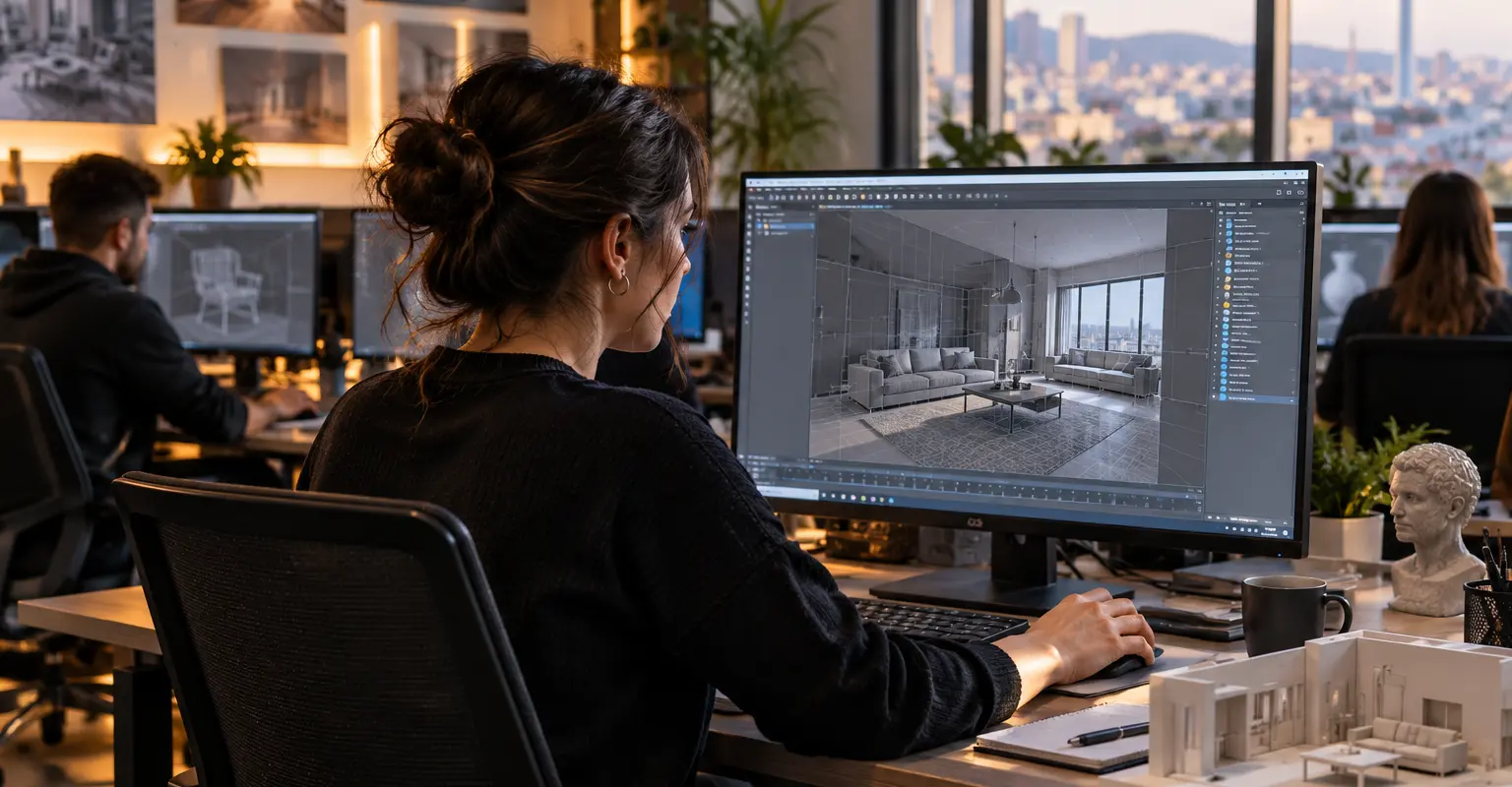 3ds Max Kursu — Etkin Akademi Ankara sınıfı