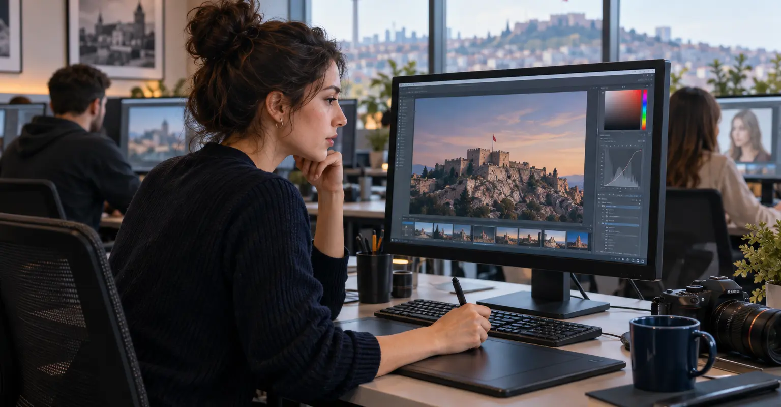 Photoshop Kursu — Etkin Akademi Ankara sınıfı