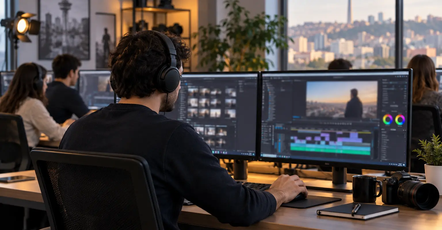 Premiere Pro Kursu — Etkin Akademi Ankara sınıfı