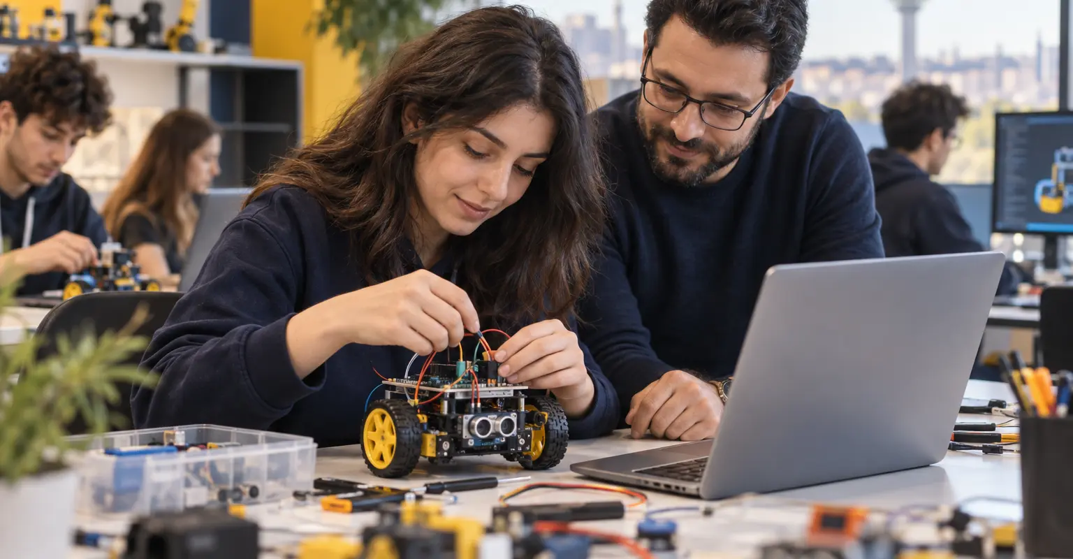 Robotik Kodlama Kursu — Etkin Akademi Ankara sınıfı