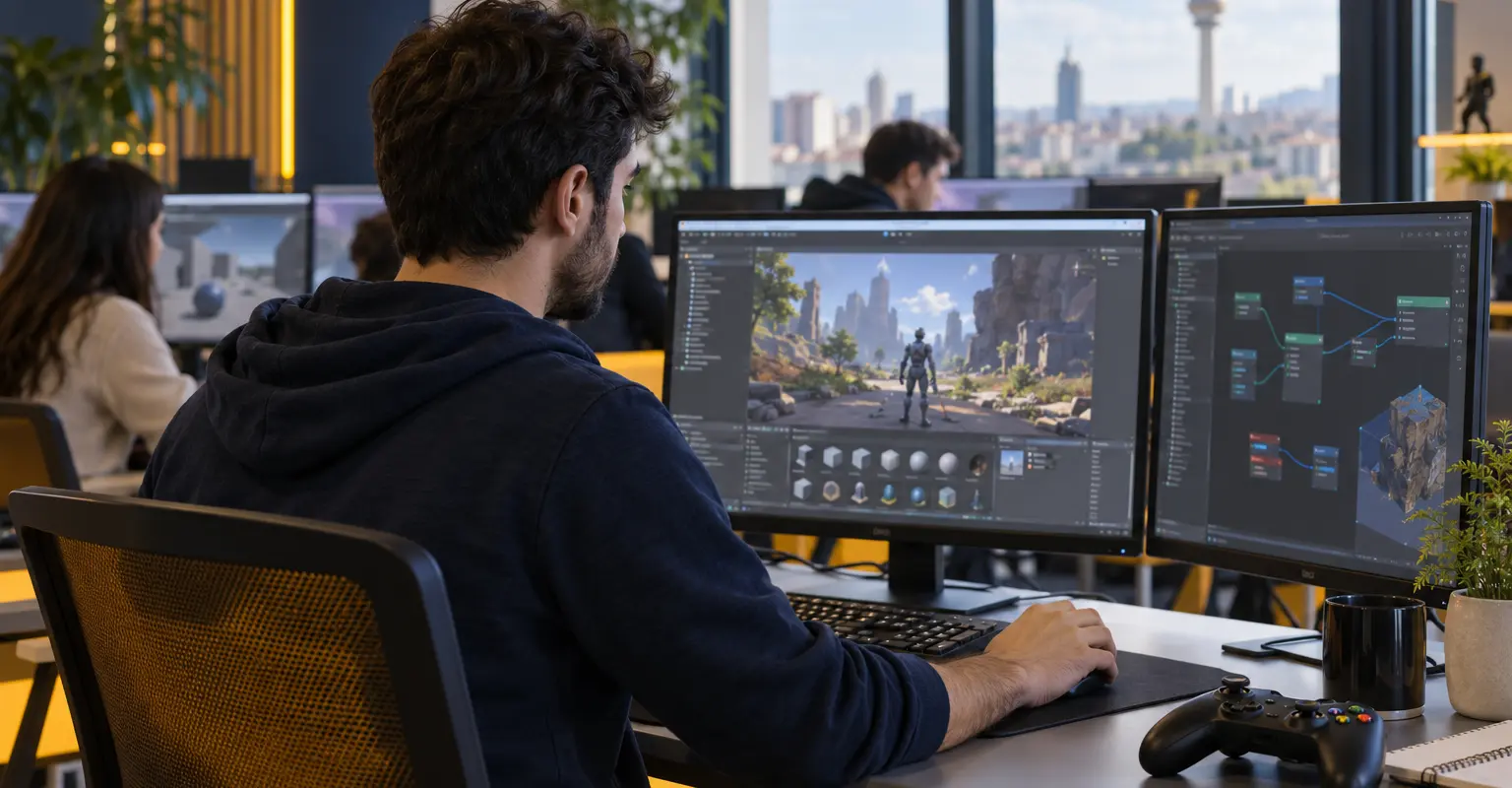 Unity Oyun Programlama Kursu — Etkin Akademi Ankara sınıfı