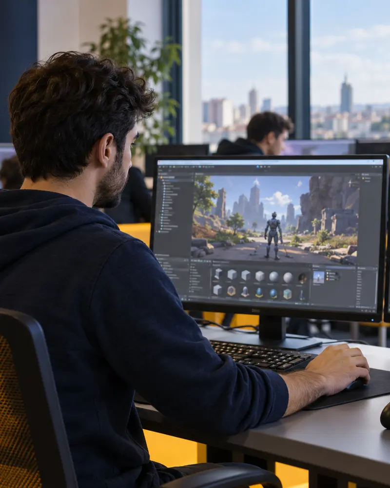 Eğitmen eşliğinde Unity Oyun Programlama Kursu uygulaması